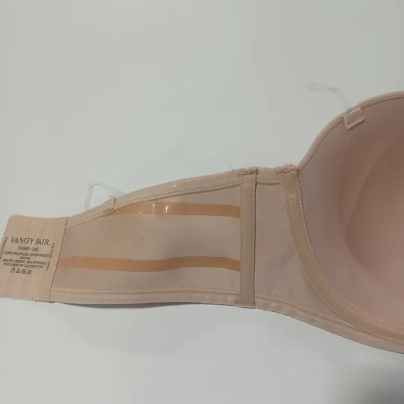 Elegant Strapless Nude Bra - Picture 4 of 6